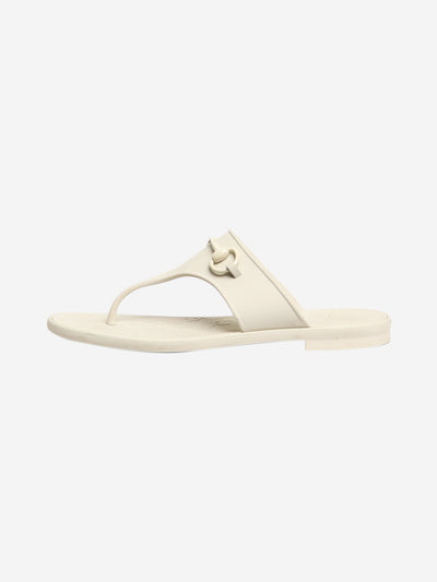 White thong sandals - size EU 39 (UK 6) Flat Sandals Gucci 