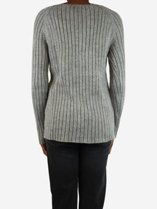 KF/Kaufmanfranco Grey cable knit jumper - size XS