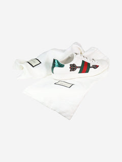 White arrow-detail ace trainers - size EU 36.5 Trainers Gucci 