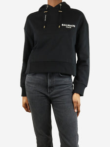 Balmain Black logo hoodie - size XS