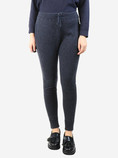 Dark grey knit joggers - size UK 10 Trousers Khaite 
