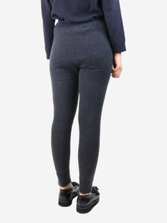 Dark grey knit joggers - size UK 10 Trousers Khaite 