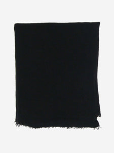 Faliero Sarti Black cashmere scarf