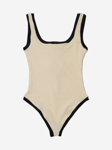 Same Cream ribbed swimsuit - size M