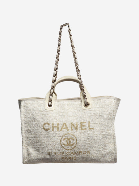 Cream deauville tote bag product image