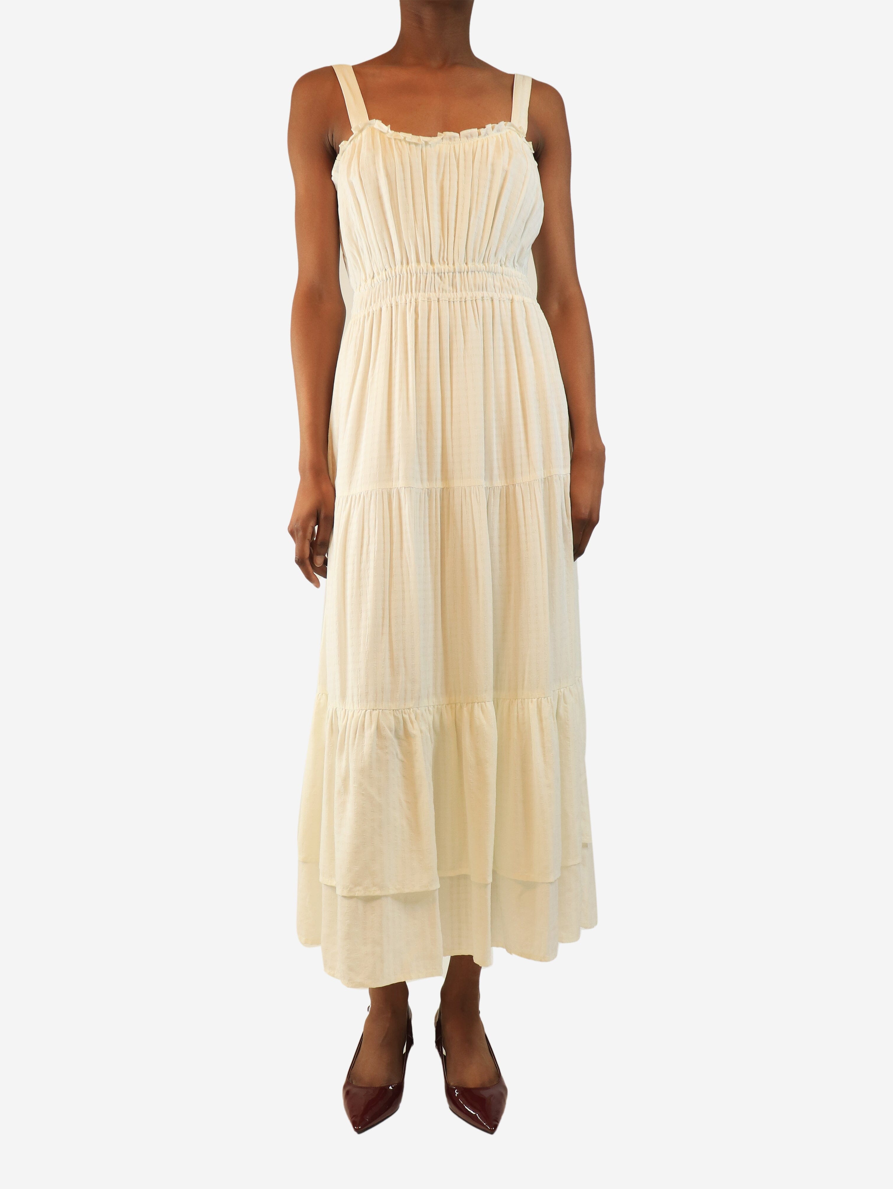 White tiered sundress - size S Dresses Paige 