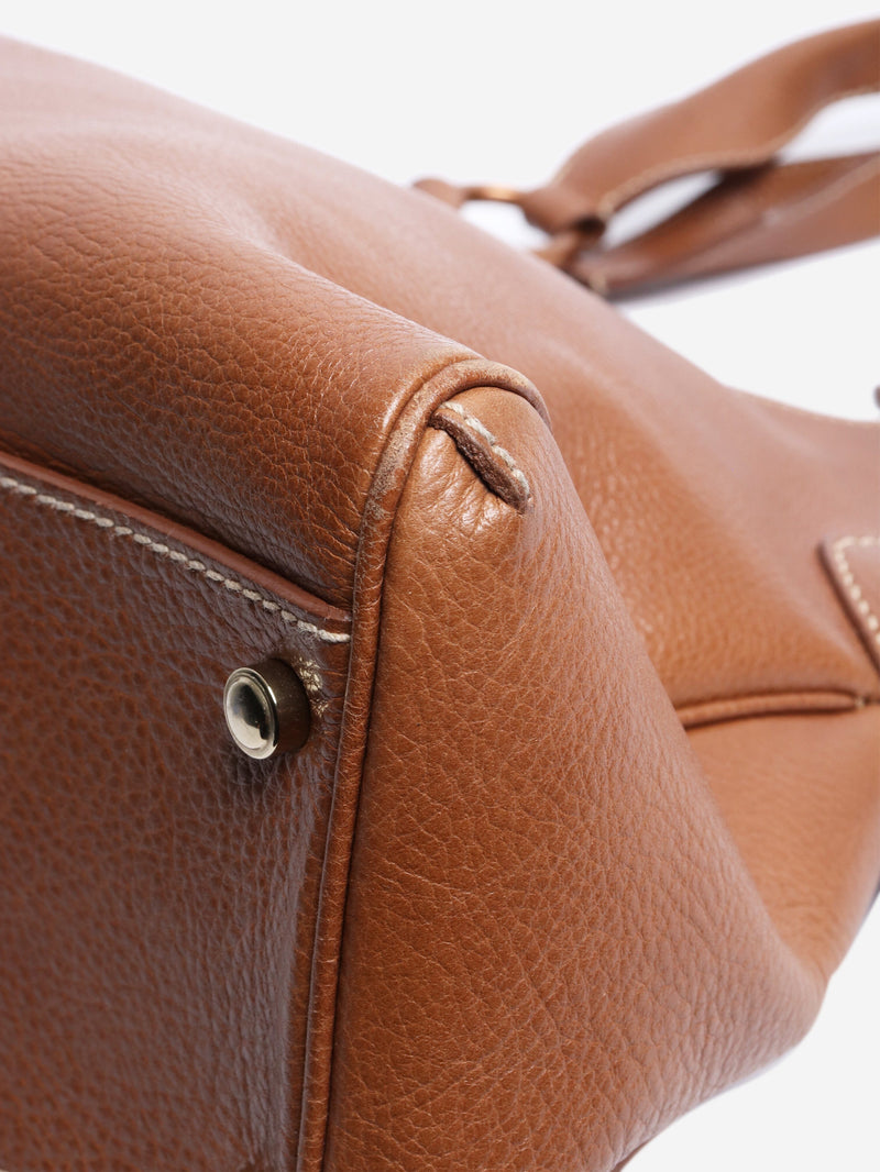 Brown vintage leather tote bag Tote Bags Cartier 