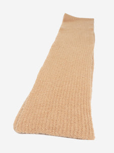 Gabriela Hearst Neutral ribbed scarf
