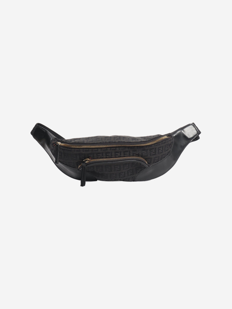 Black FF belt bag Cross-body Bags Fendi 