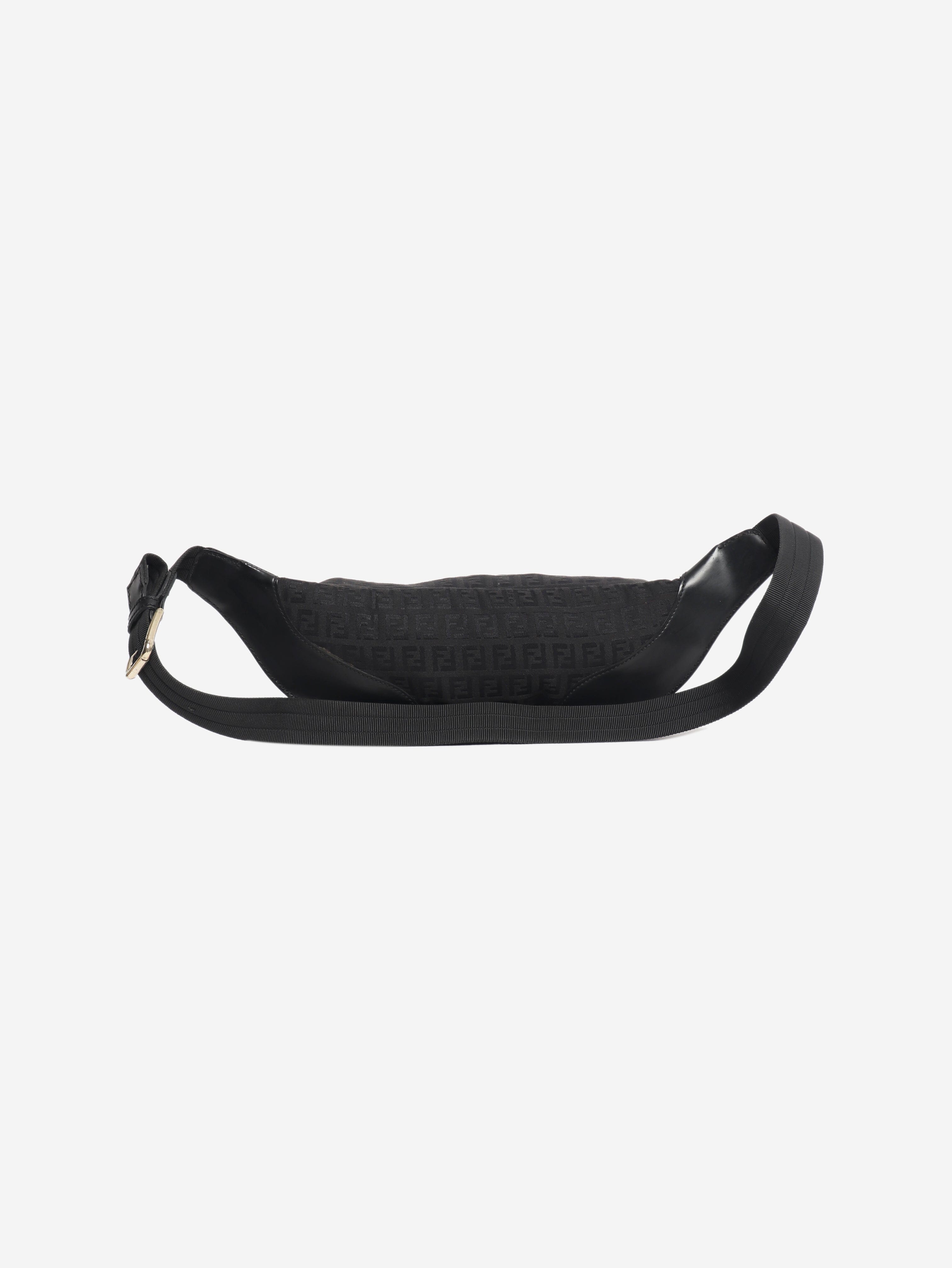 Black FF belt bag Cross-body Bags Fendi 