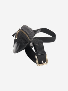 Black FF belt bag Cross-body Bags Fendi 