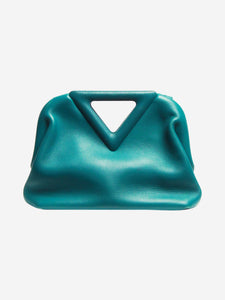 Bottega Veneta Teal Point small leather bag