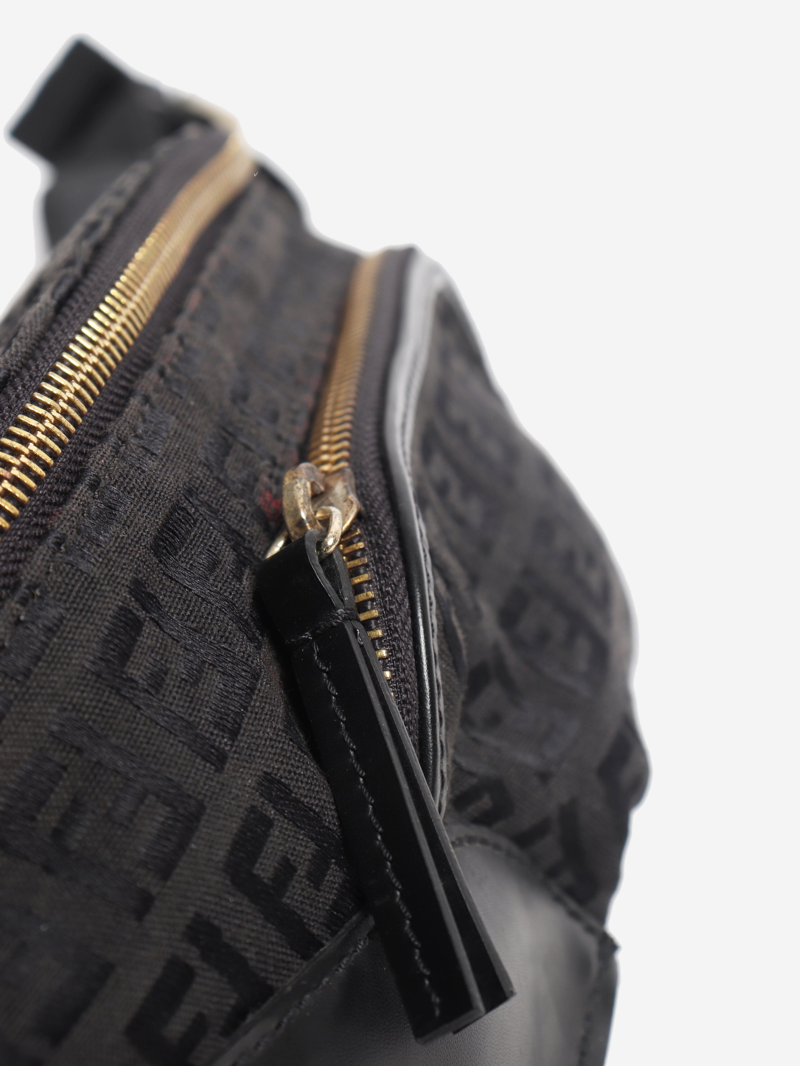 Black FF belt bag Cross-body Bags Fendi 
