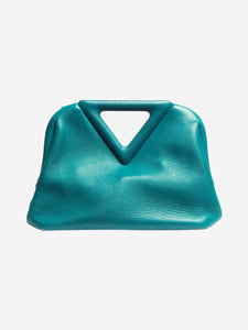 Bottega Veneta Teal Point small leather bag