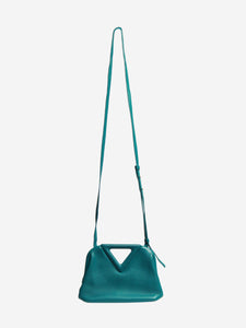 Bottega Veneta Teal Point small leather bag