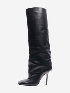 The Attico Black Sienna knee-high boots - size EU 36