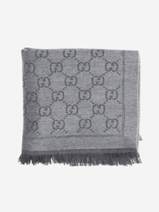 Gucci Grey monogram scarf