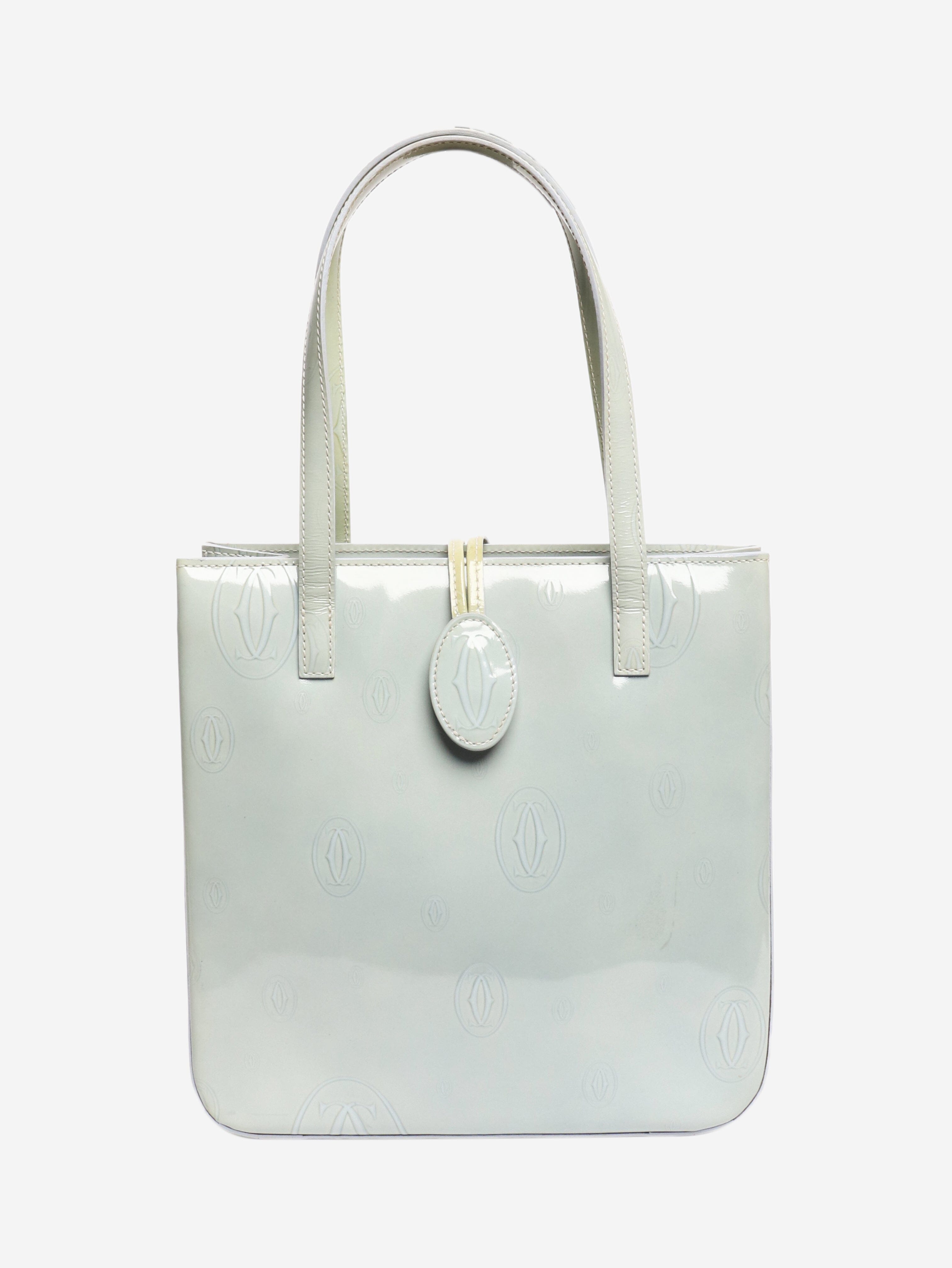 Light blue patent mini tote bag Tote Bags Cartier 