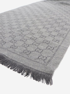 Gucci Grey monogram scarf