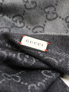 Gucci Grey monogram scarf