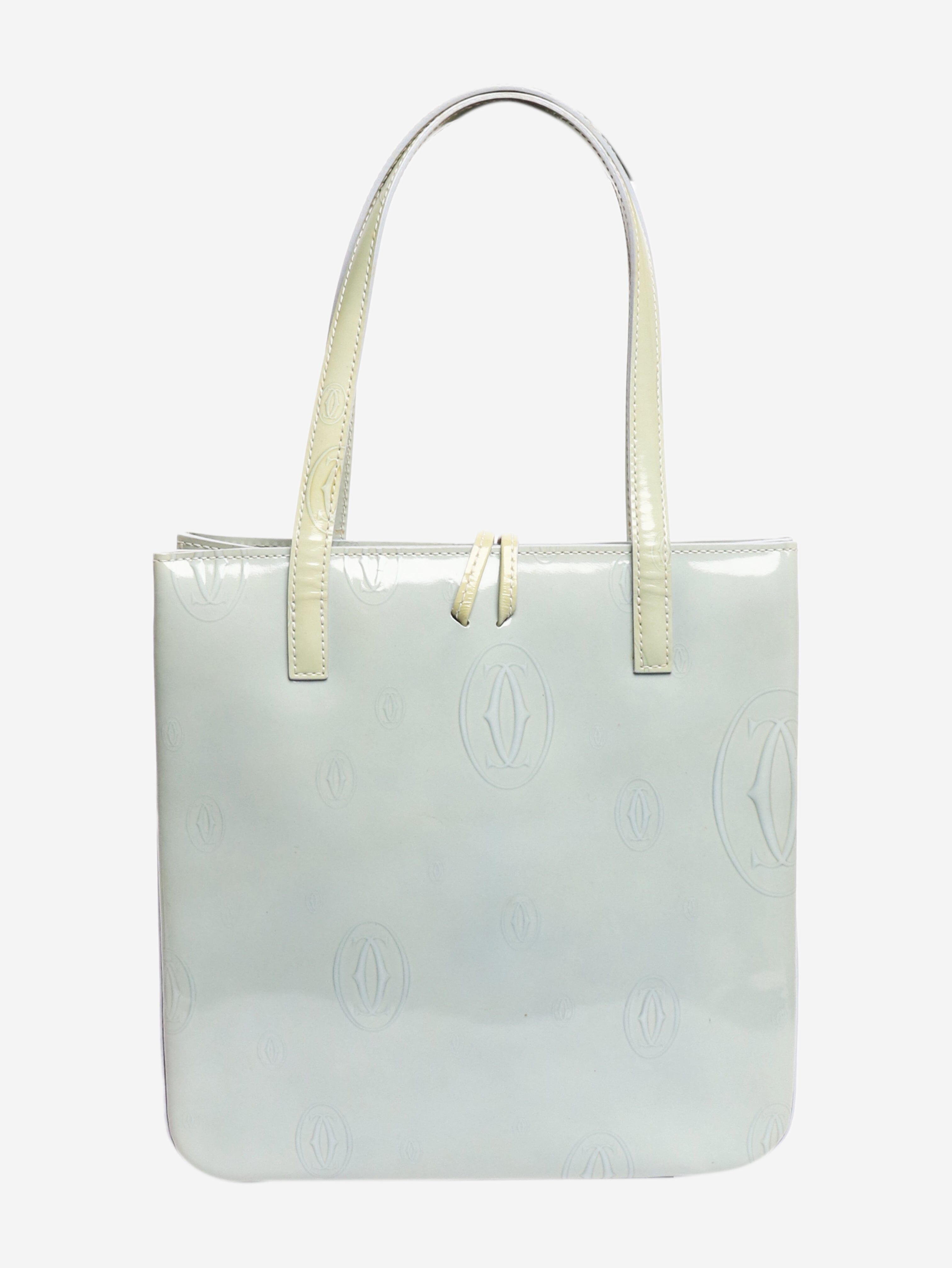 Light blue patent mini tote bag Tote Bags Cartier 