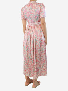 Sister Jane Blush pink Kanzan floral midi dress - size M