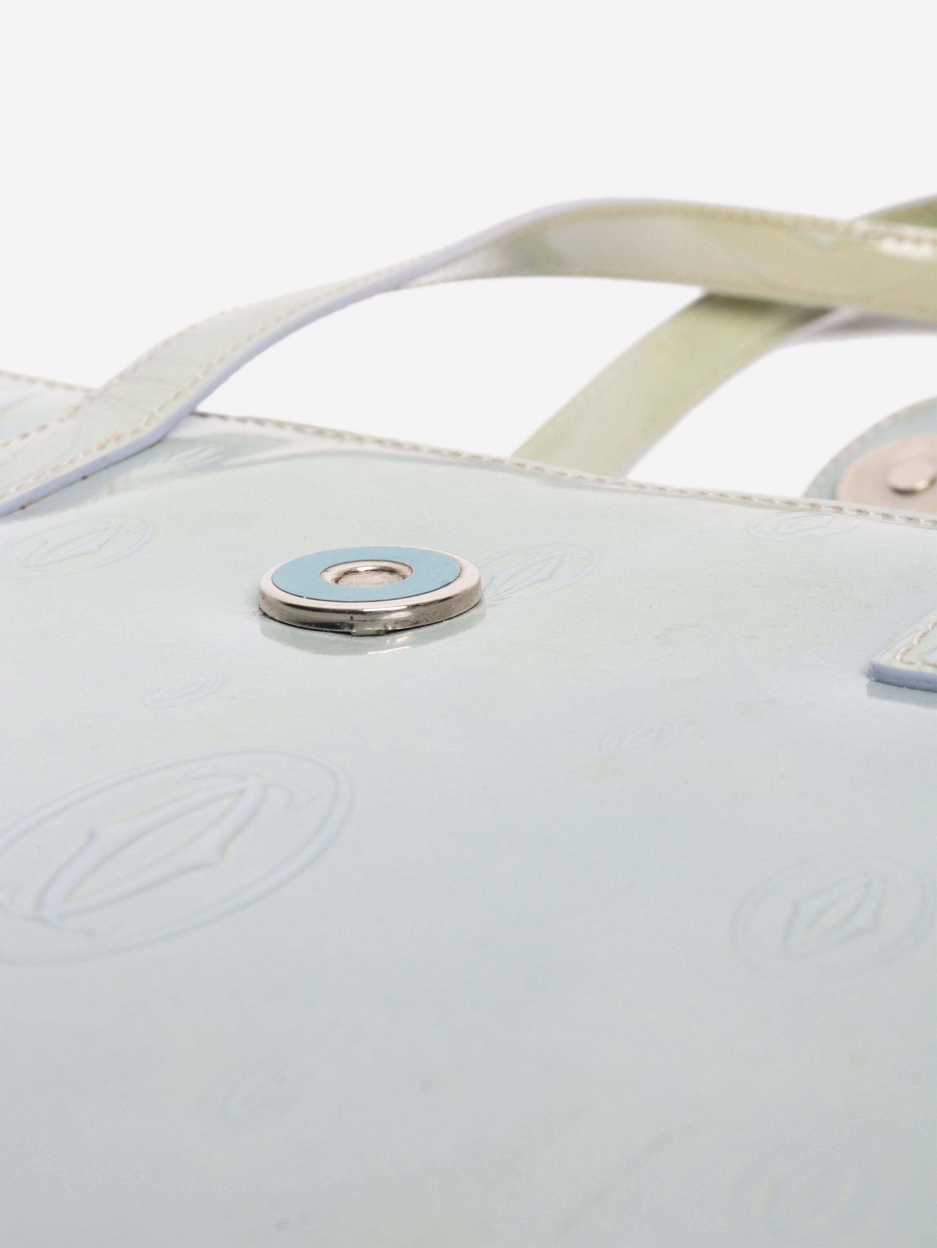 Light blue patent mini tote bag Tote Bags Cartier 