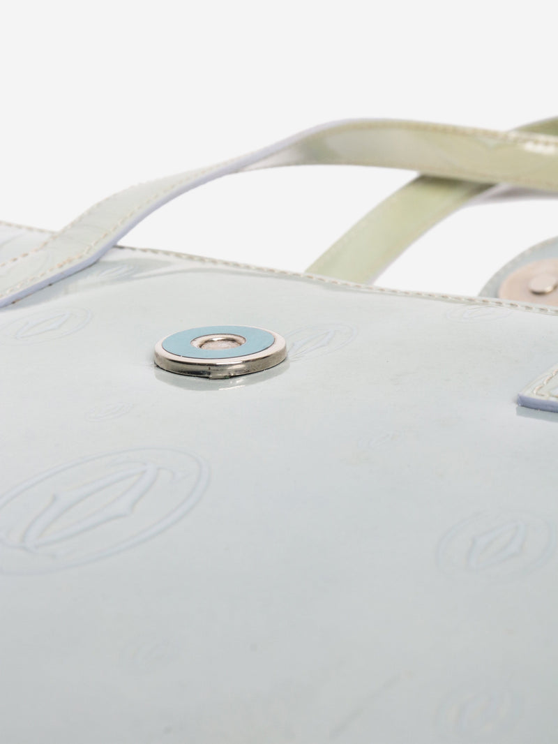 Light blue patent mini tote bag Tote Bags Cartier 