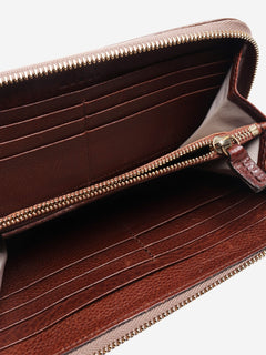 Brown leather zip wallet Wallets, Purses & Small Leather Goods Marni 