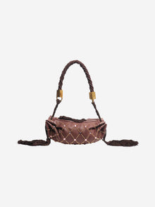 Brown embellished-tassel shoulder bag Shoulder Bag Roberto Cavalli 
