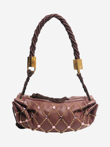 Brown embellished-tassel shoulder bag Shoulder Bag Roberto Cavalli 