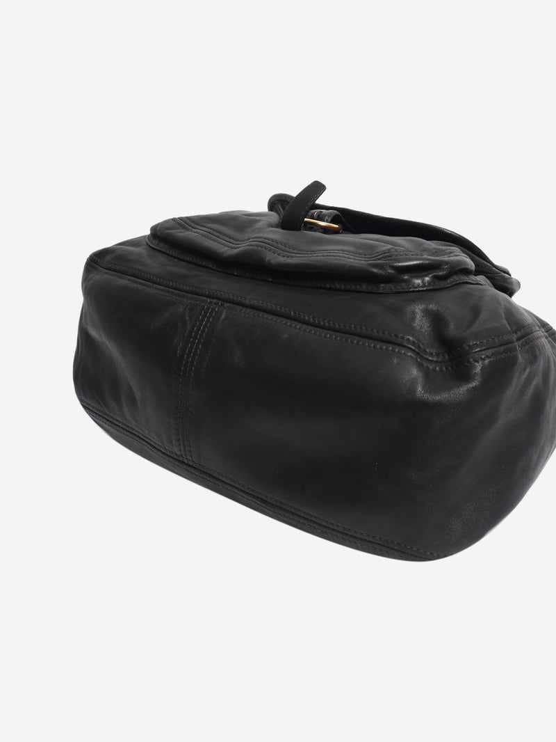 Black leather shoulder bag Shoulder bags Miu Miu 