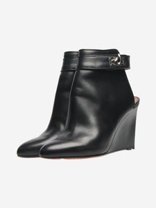 Givenchy Black open-back wedge boots - size EU 38