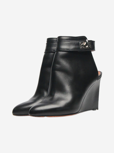 Black open-back wedge boots - size EU 38 Boots Givenchy 