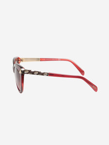 Emilio Pucci Purple cat eye sunglasses