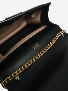 Chloe Black Mini Aby chain leather shoulder bag - size