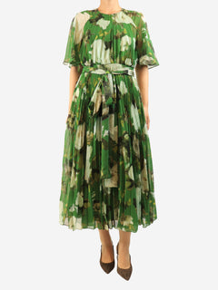 Green floral maxi dress - size UK 10 Dresses Erdem 