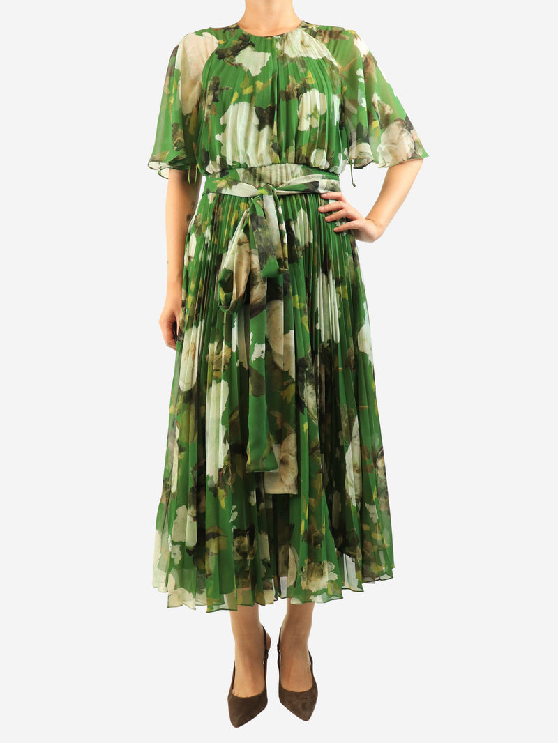 Green floral maxi dress - size UK 10 Dresses Erdem 