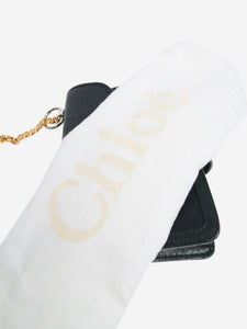 Chloe Black Mini Aby chain leather shoulder bag - size