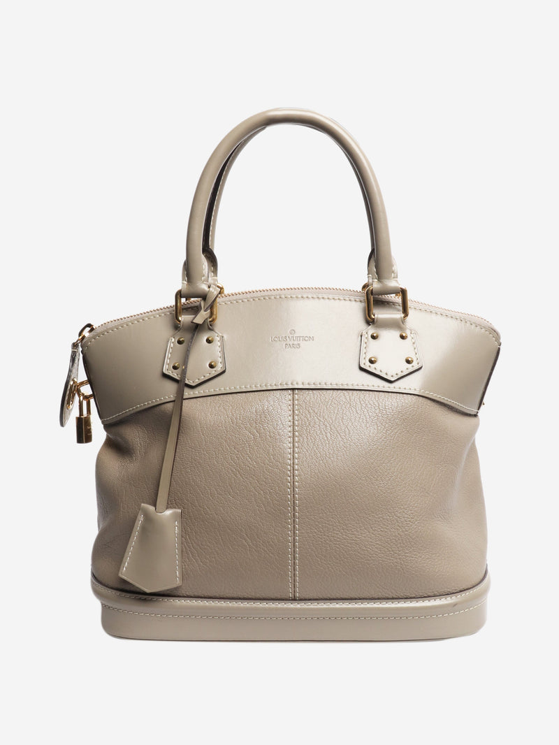 Taupe 2007 Lockit leather bag Top Handle Bags Louis Vuitton 