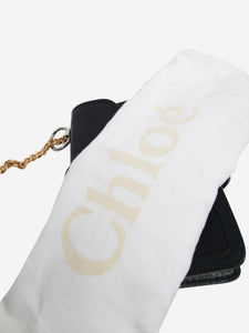 Chloe Black Mini Aby chain leather shoulder bag - size