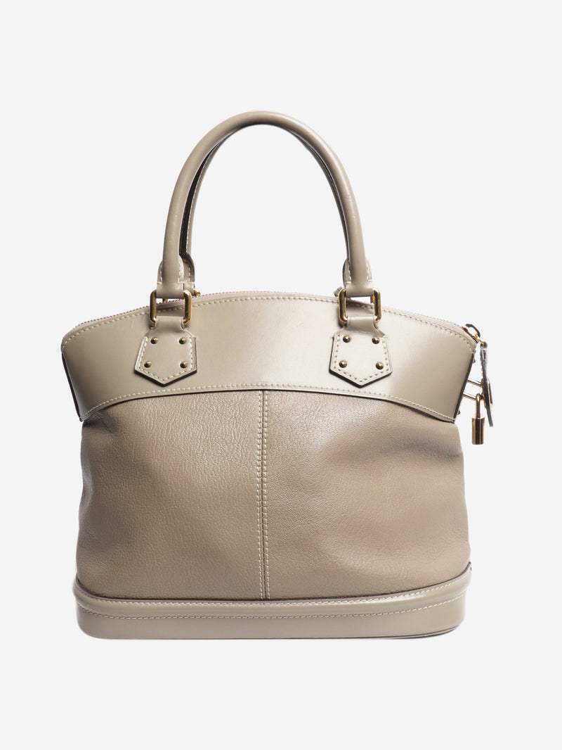 Taupe 2007 Lockit leather bag Top Handle Bags Louis Vuitton 