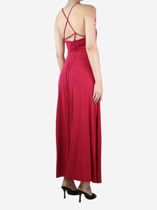 Max Mara Red sleeveless midi dress - size S