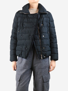 Black double breasted puffer coat - size UK 12 Coats & Jackets Moncler 