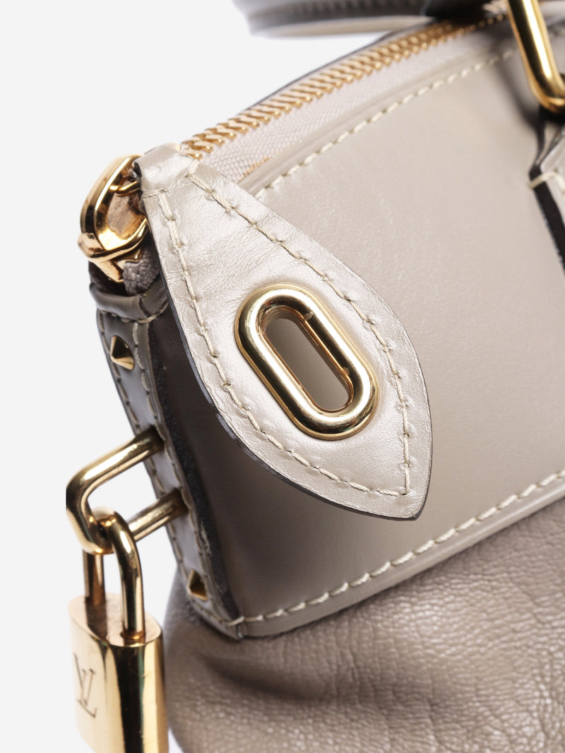 Taupe 2007 Lockit leather bag Top Handle Bags Louis Vuitton 
