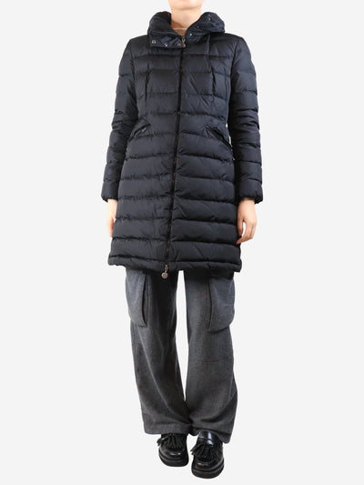 Black long puffer coat - size UK 14 Coats & Jackets Moncler 