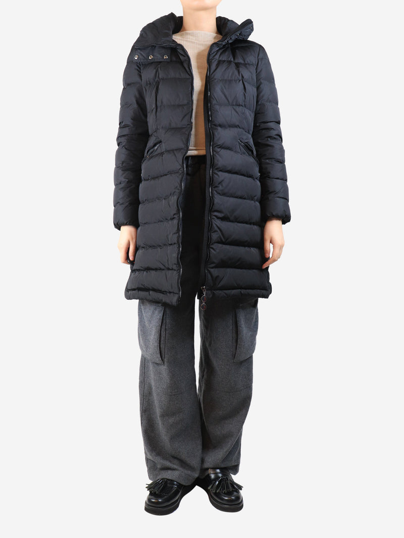 Black long puffer coat - size UK 14 Coats & Jackets Moncler 