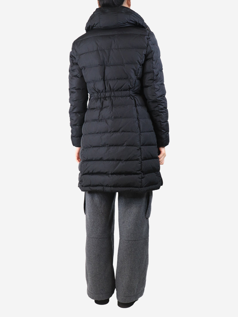 Black long puffer coat - size UK 14 Coats & Jackets Moncler 