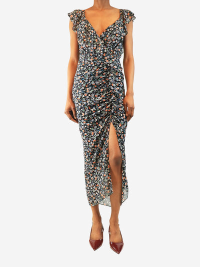 Floral silk midi dress - size UK 6 Dresses Veronica Beard 