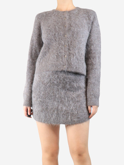 Brown alpaca cardigan - size M Knitwear Soft Goat 